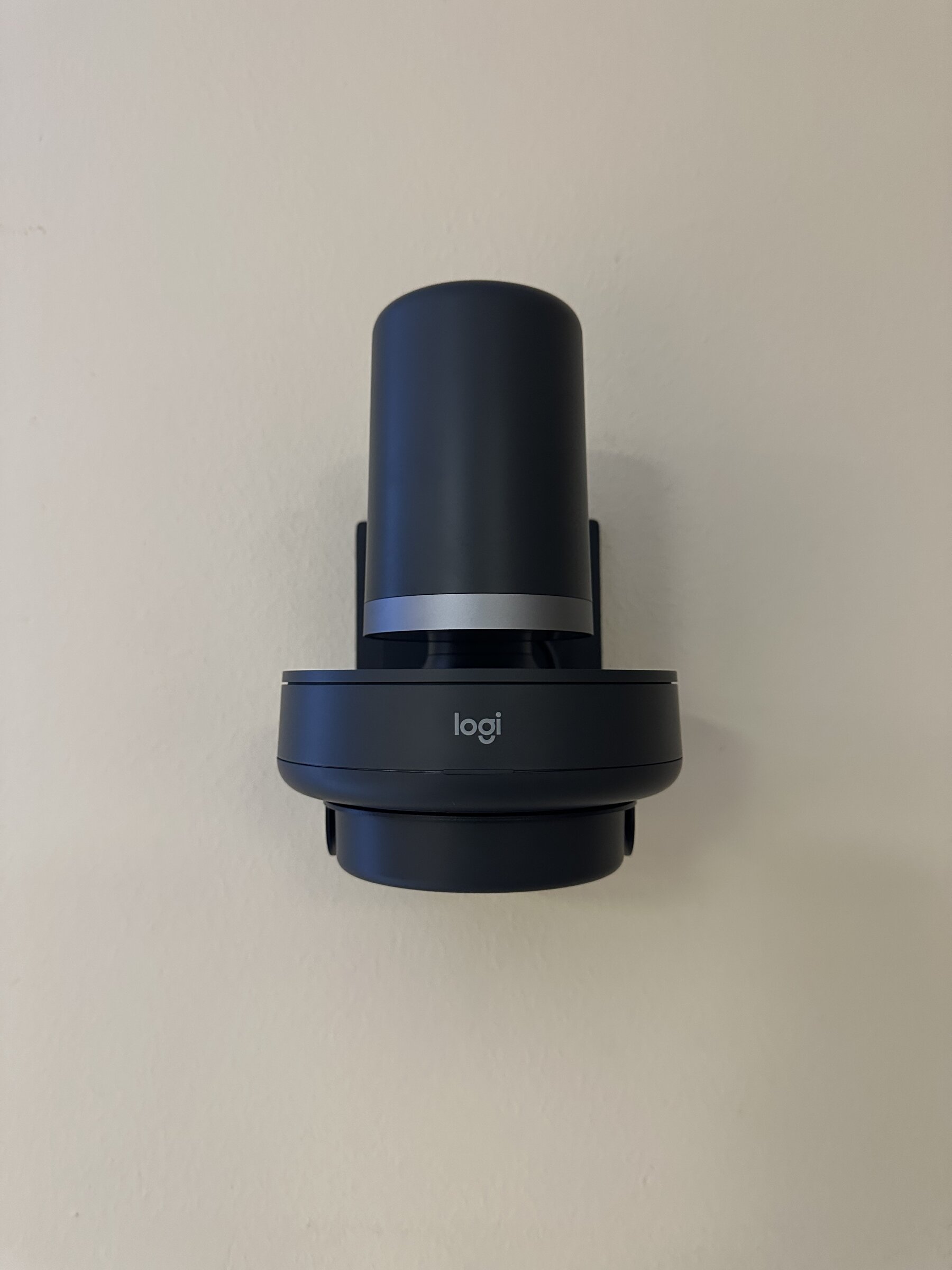 Wall-mounted video conferencing camera